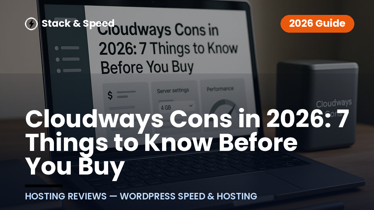 Cloudways Cons in 2026: 7 Things to Know Before You Buy