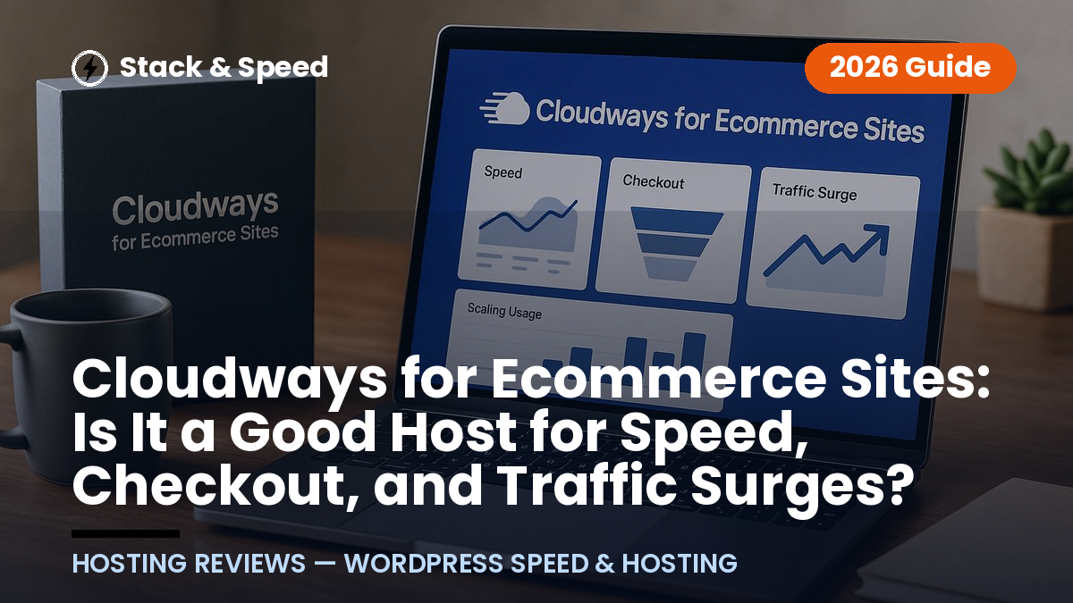 Cloudways for Ecommerce Sites: Is It a Good Host for Speed, Checkout, and Traffic Surges?