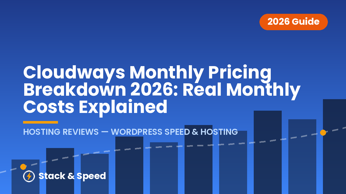 Cloudways Monthly Pricing Breakdown 2026: Real Monthly Costs Explained