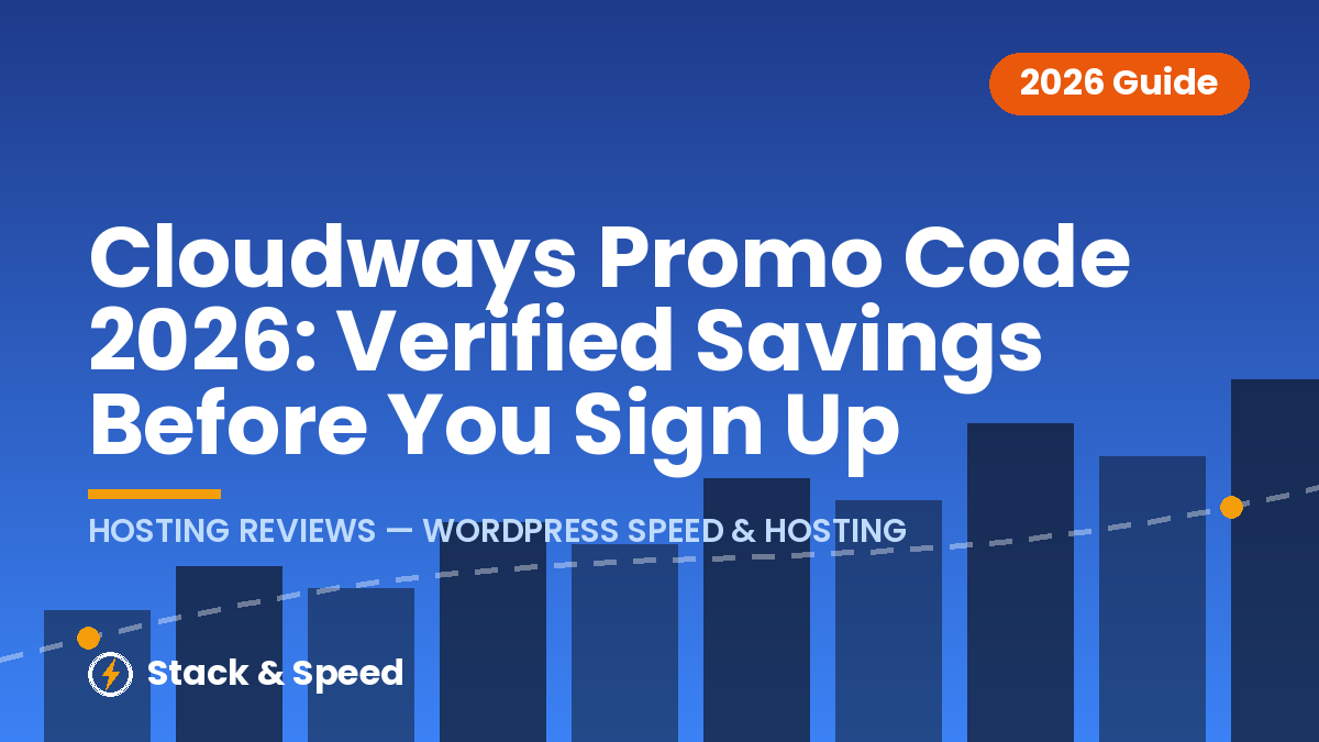 Cloudways Promo Code 2026: Verified Savings Before You Sign Up