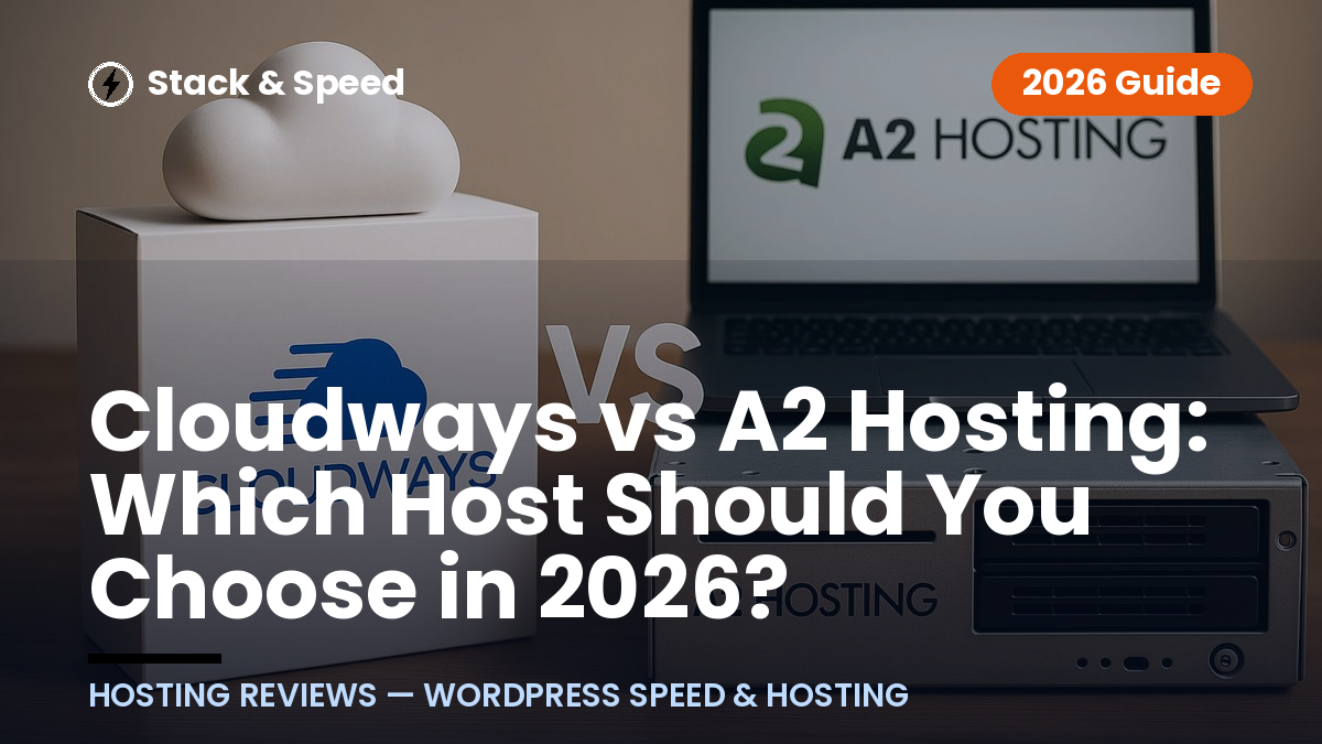 Cloudways vs A2 Hosting: Which Host Should You Choose in 2026?