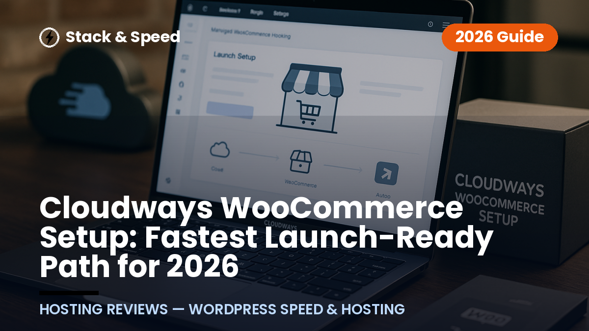 Cloudways WooCommerce Setup: Fastest Launch-Ready Path for 2026